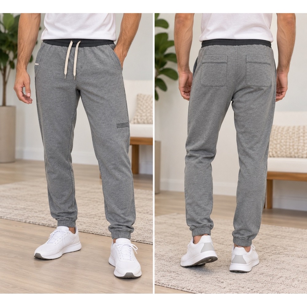 Vuori Balboa Performance Joggers XL Gray Drawstring Athletic Lounge Sweatpants